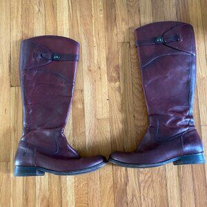 Frye Riding Boots in Oxblood 7 1/2B